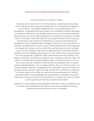 UNA HISTORIA COMO CUALQUIER OTRA