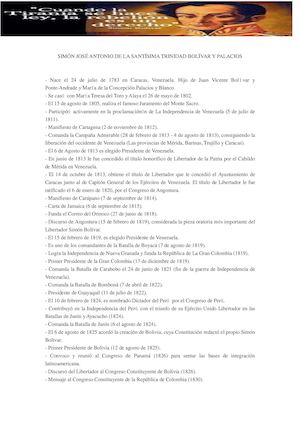 Simón Bolívar Nuestro Libertador