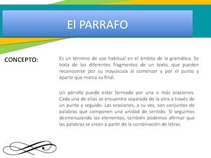 PARRAFO