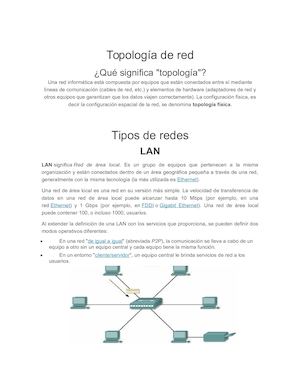 Topologia De Redes