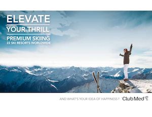 Club Med Ski Brochure