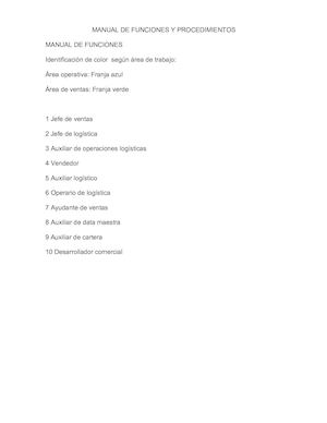 Manual De Funciones