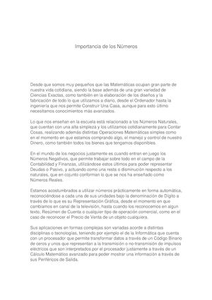 Números Irracionales