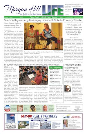 Morgan Hill Life Volume 4 Issue 8 September 28,2016