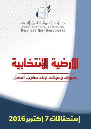 البرنامج الإنتخابي لحزب الديمقراطيين الجدد