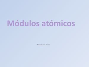 Modulos Atomicos
