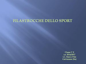 Filastrocche dello sport
