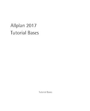 Allplan 2017 Tutorial Bases
