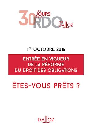 Réforme du droit des obligations
