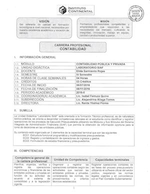 L04BT1 Laboratorio SIAF