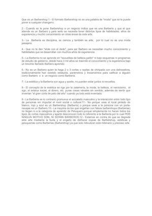 Que Es Un Barbershop