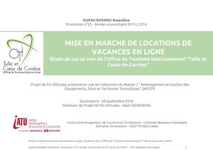 Pfe Master Agest Dufau Bosaro Amandine Année 2013 2014