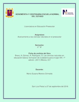 Fichas de análisis