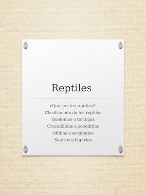 Reptiles