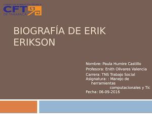 Biografía De Erik Erikson Finalizado 27 09 16