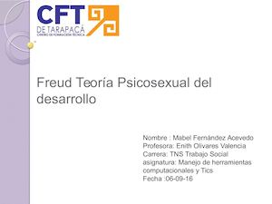 Teoría del desarrollo Psicosexual de Freud
