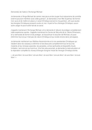 Archange Mickael "Prince De La Milice Céleste