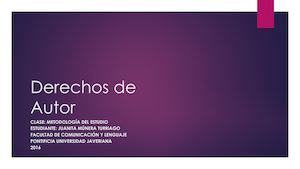 Derechos De Autor