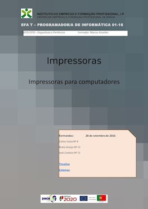 História das impressoras
