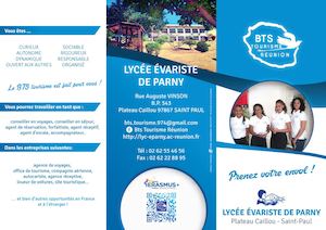 Depliant Bts Tourisme Réunion