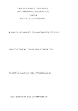 Resumen De Contabilidad