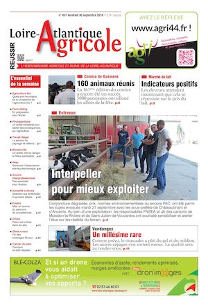 Loire-Atlantique Agricole n° 457 du 30 septembre 2016