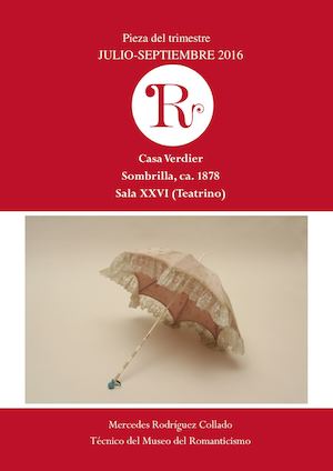 Pieza del cuarto trimestre de 2016: Fábrica Verdier, sombrilla, ca.1878