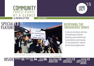 June-July 2015 | Issue. 02 Vol. 01 | Community Forest Rights at a Glance