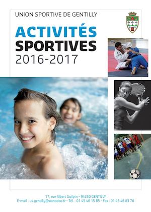 Plaquette Union sportive de Gentilly