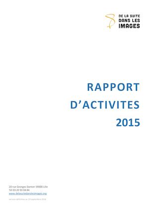 Rapport d'activités 2015