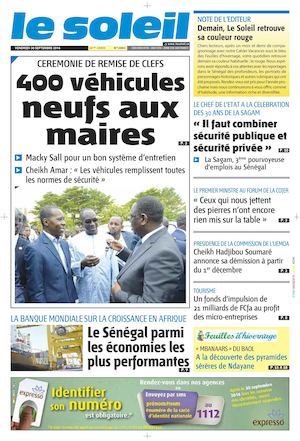 Edition Du 30 Septembre 2016