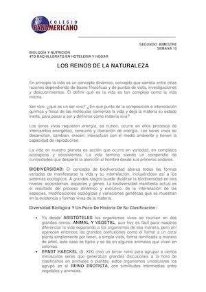 Reinos De La Naturaleza