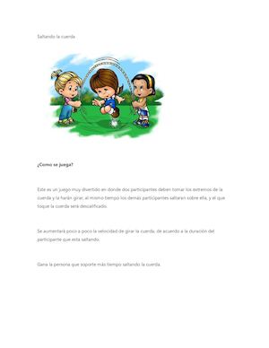 Saltando La Cuerda Juego