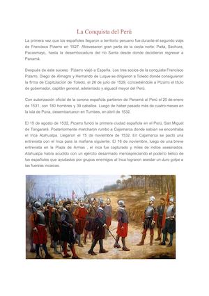 La Conquista Del Perú