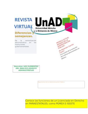 Panorama general del Derecho Administrativo