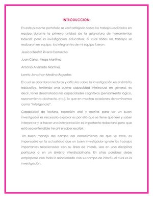 Introduccion Conclusion