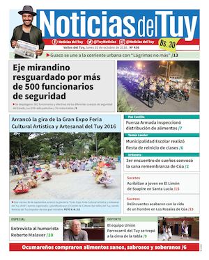 Noticias Del Tuy Edición Impresa 3 De Octubre