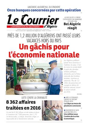 Le Courrier D'Algérie Du Mardi 4 Octobre 2016