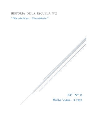 Reseña Histórica EP N° 2