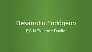 Desarrollo Endogeno