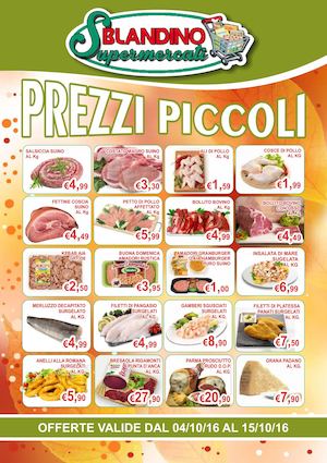 Blandino Offerte dal 04/10/16 al 15/10/16
