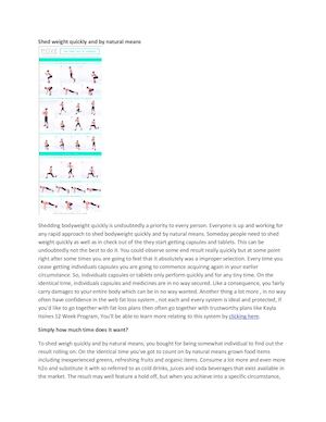 Shed Weight Quickly And By Natural Means