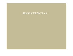 RESISTENCIAS FIJAS Y VARIABLES