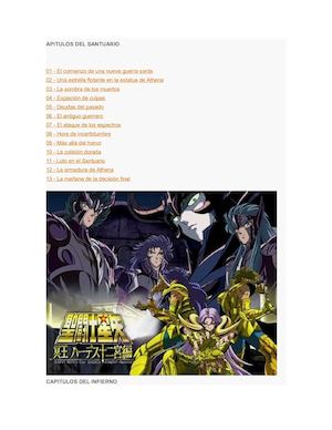 Los caballeros del zodiaco