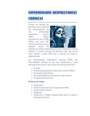 Enfermedades Respiratorias Crónicas Pdf