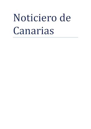 Noticiero De Canarias