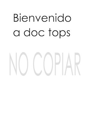 Bienvenido A Doc Tops