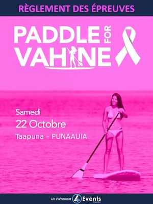 Paddle For Vahine 2016 - Règlement des épreuves