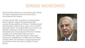 Sergio Moscovici