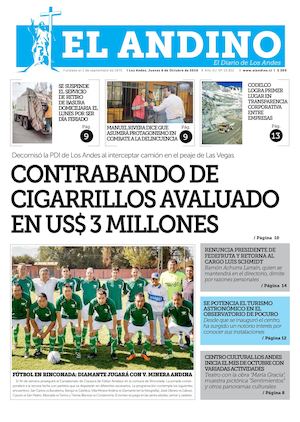Diario EL Andino - Jueves 6 De Octubre 2016